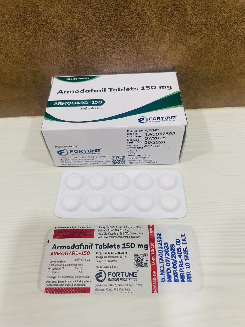 Armodafinil 150mg ordered from Razumna