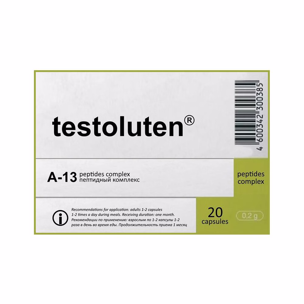 Testoluten Testes Peptide, Pack detail
